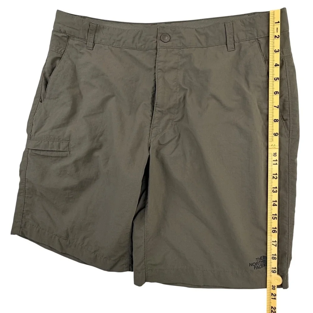 The North Face Cargo Shorts Men 38 Brown Nylon Hiking Outdoor Trail Pockets 9.5